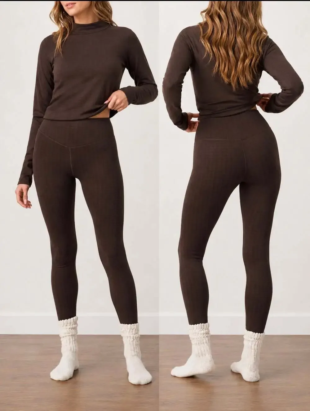 NWT Vuori Textured Chilled Out Legging Java Houndstooth M